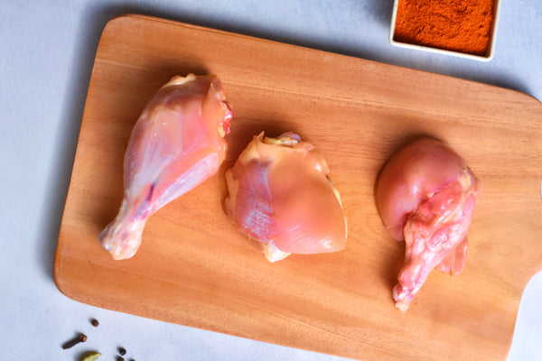 Chicken Skin Off Biriyani Cut